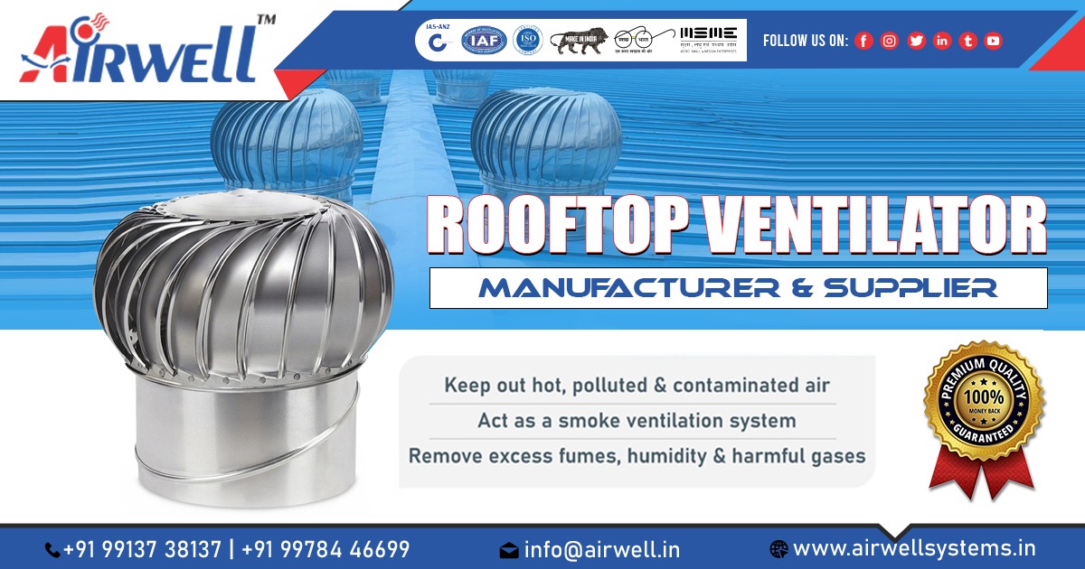 Rooftop Ventilator Manufacturers in Ahmedabad