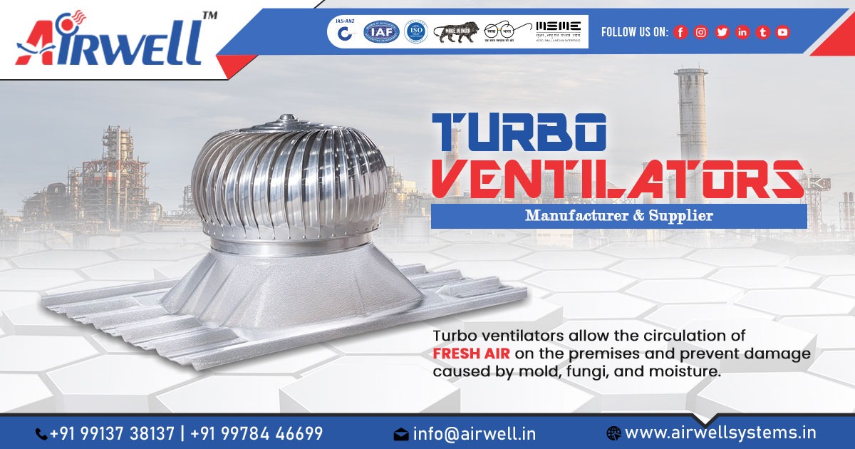 Turbo Ventilator Manufacturer and Supplier in Kutch