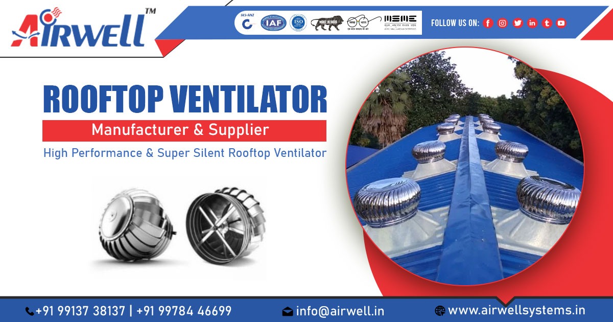 Supplier of Rooftop Ventilator in Bhachau