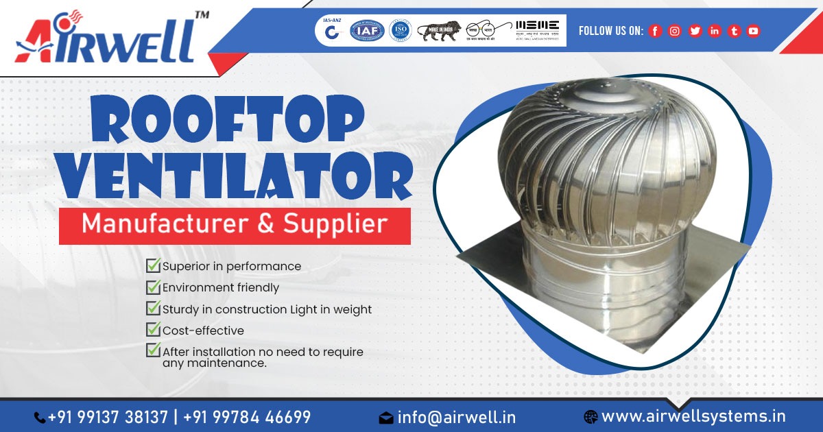 Supplier of Rooftop Ventilator in Chhattisgarh