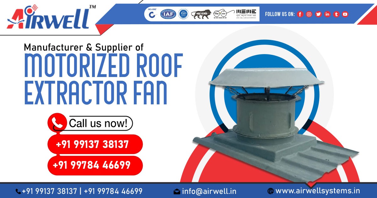 Supplier of Motorized Roof Extractor Fan in Odisha