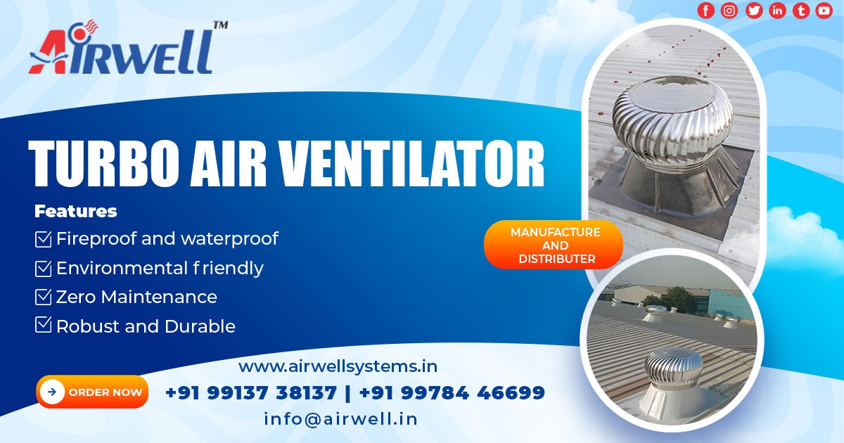 Turbo Air Ventilator in Gujarat