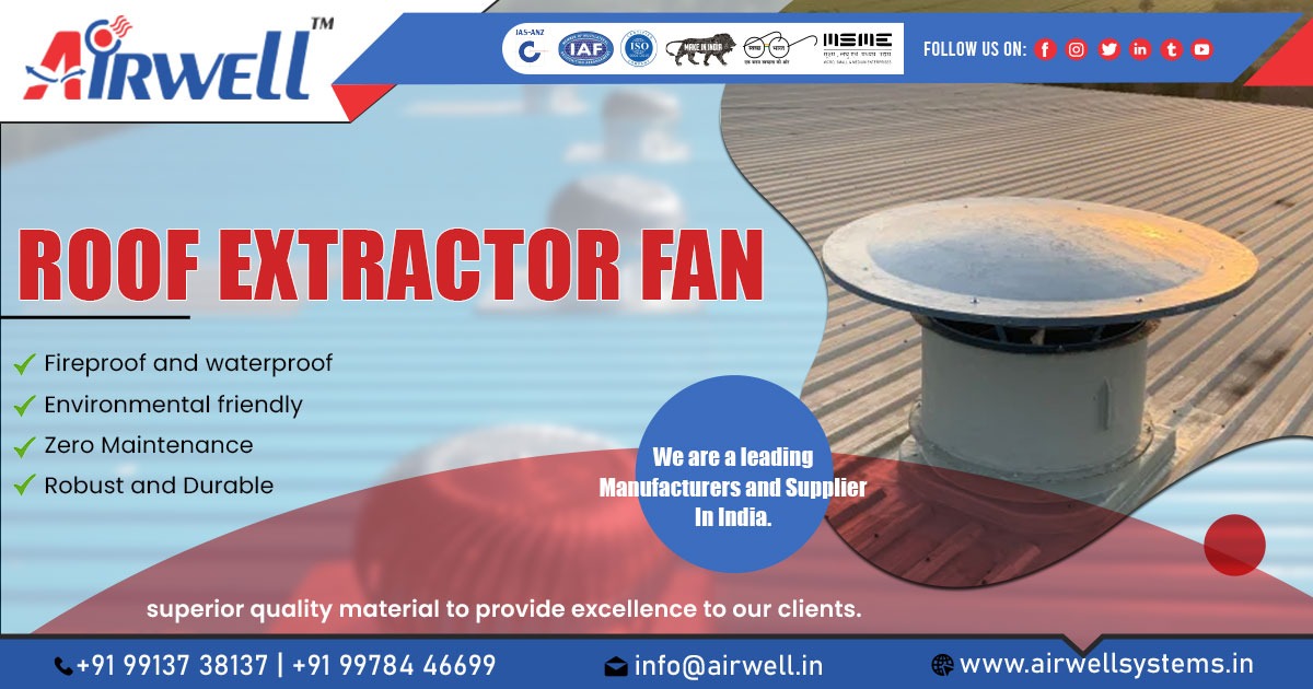 Supplier of Roof Extractor Fan in Rajasthan