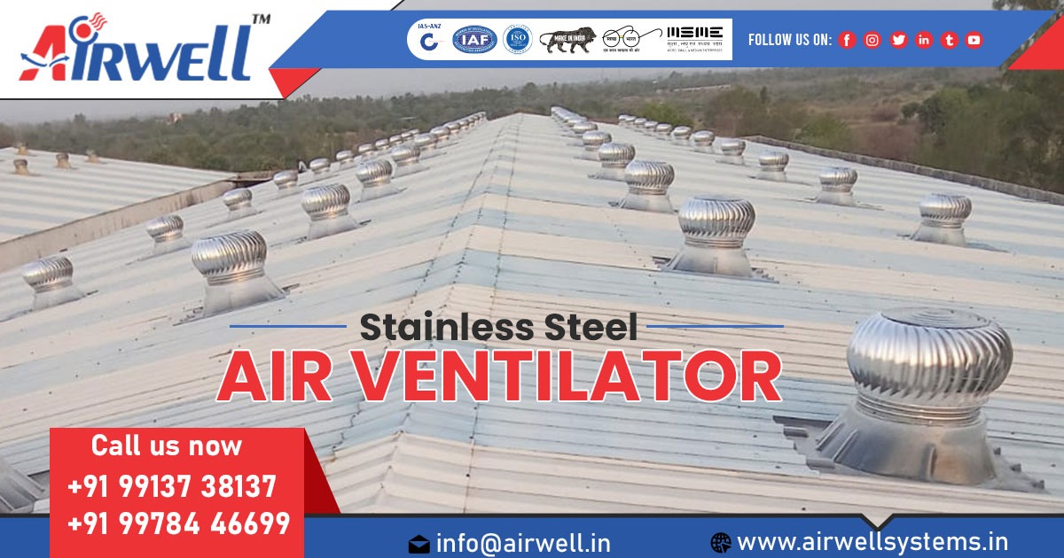 Stainless Steel Air Ventilator in Raipur