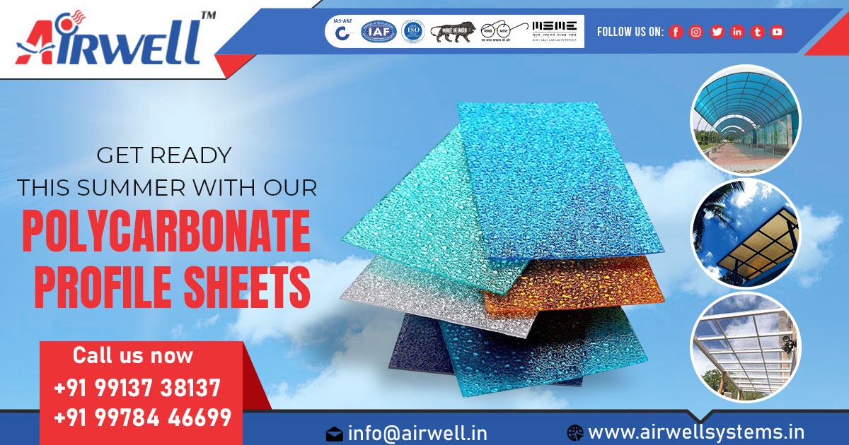 Manufacturer of Polycarbonate Profile Sheet in Ahmedabad