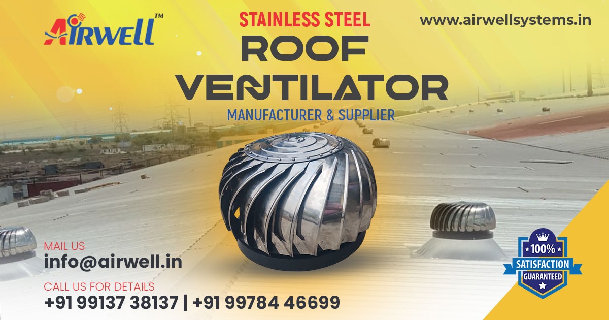 Stainless Steel Roof Ventilator in Bhubaneswar