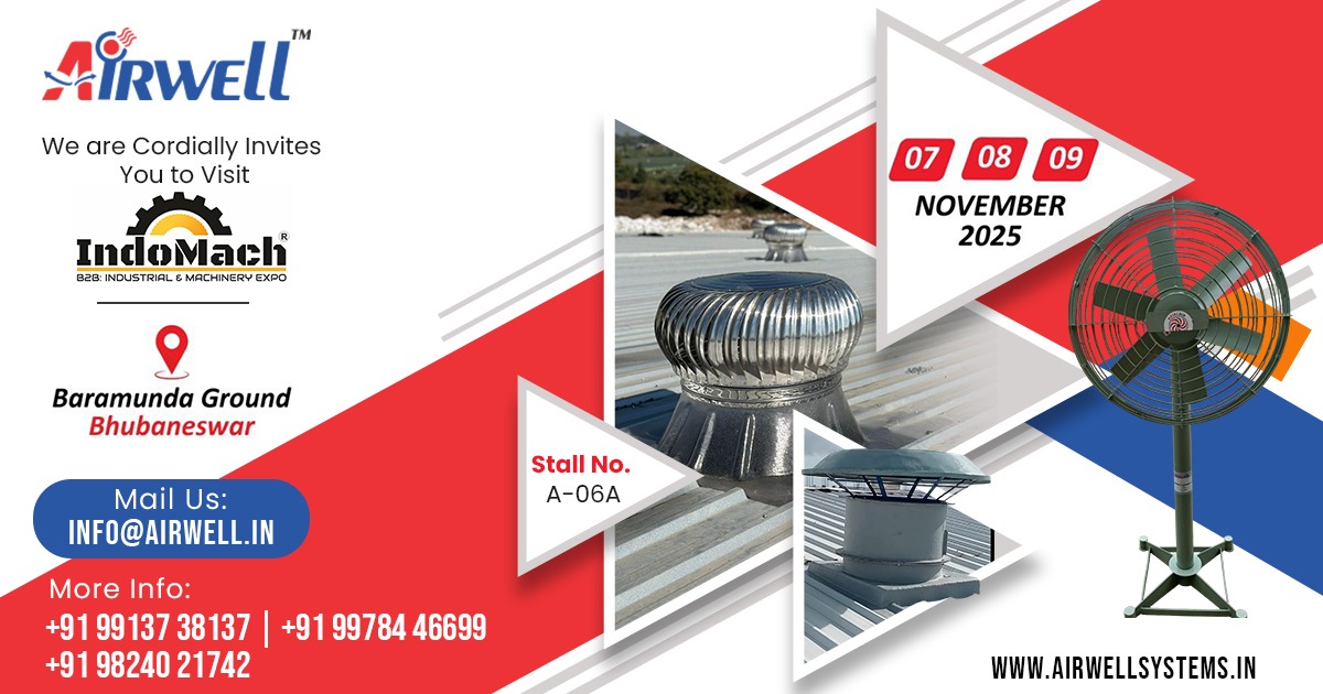 Visit Airwell at IndoMach 2025 – Bhubaneswar