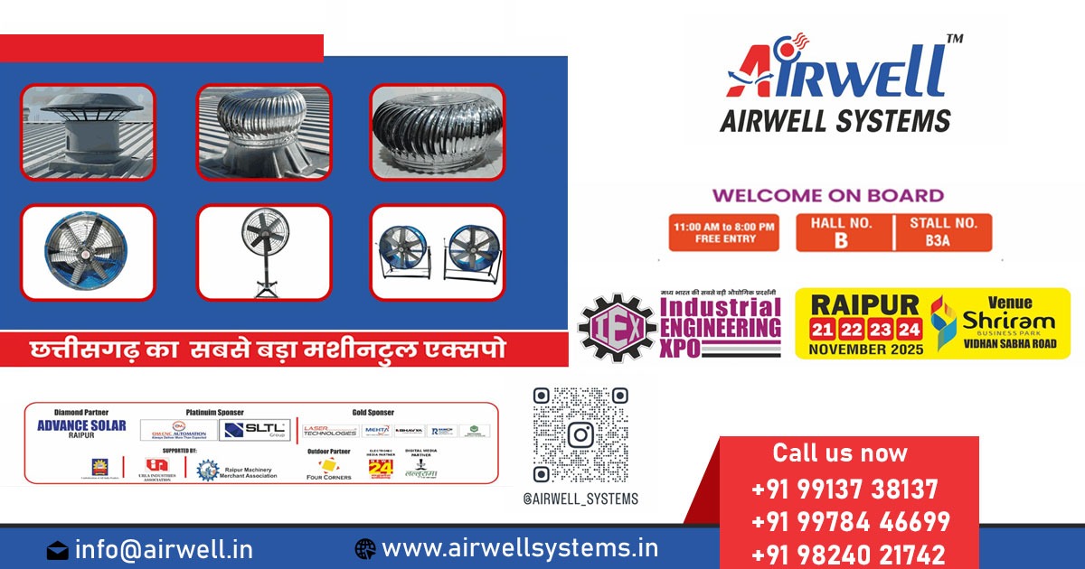 Airwell Systems at Industrial Engineering Expo Raipur 2025