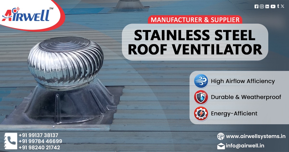 Stainless Steel Roof Ventilator in Pithampur