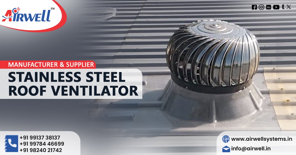 Stainless Steel Roof Ventilator in Bhopal