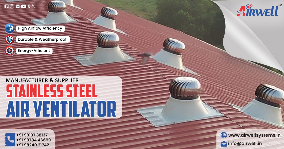 Stainless Steel Air Ventilator in Bhopal