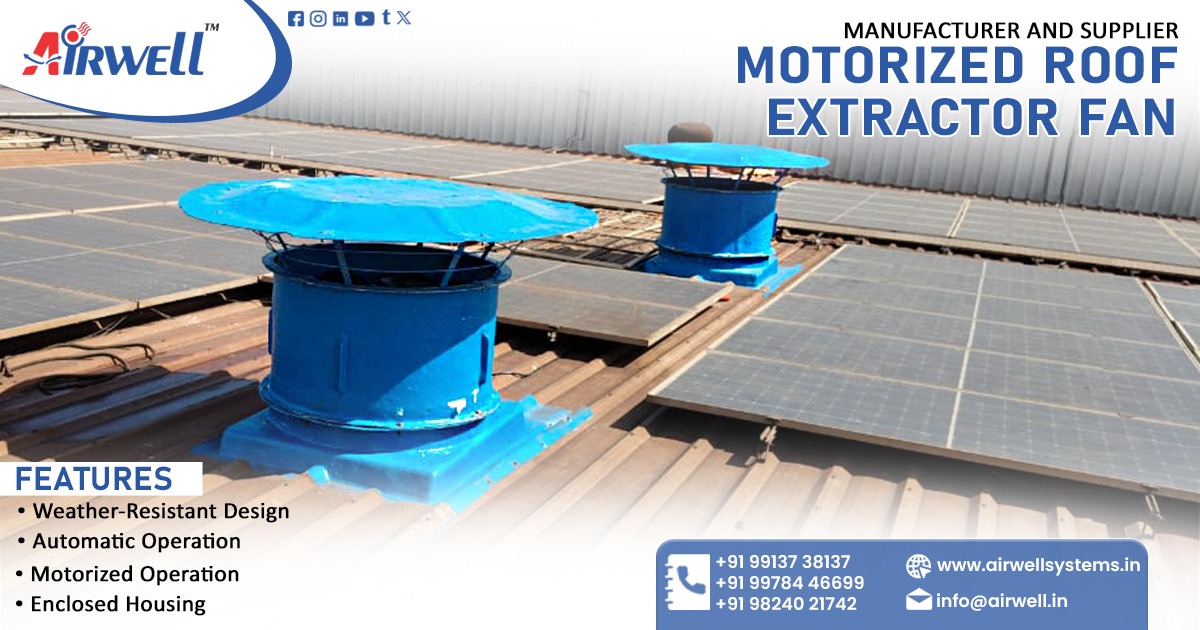 Motorized Roof Extractor Fan in Dewas