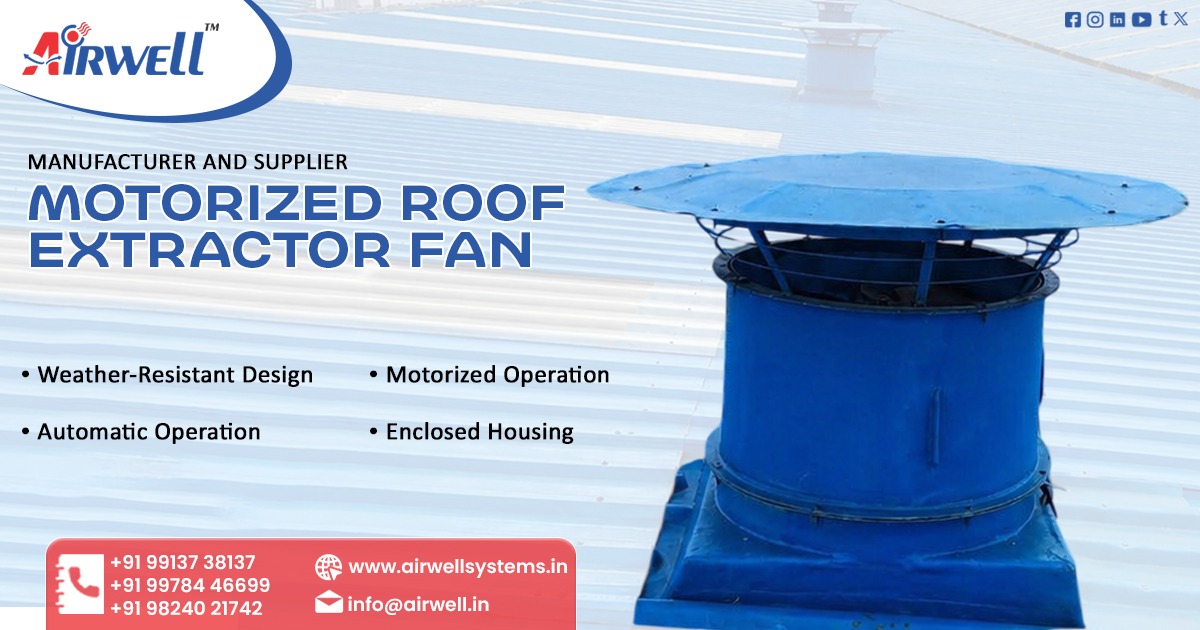 Motorized Roof Extractor Fan in Satna