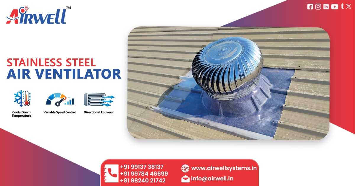 Supplier of Stainless Steel Roof Ventilator in Satna