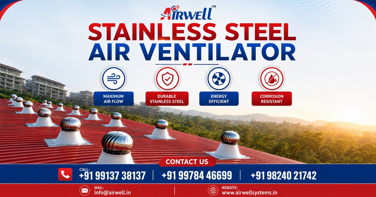 Stainless Steel Air Ventilator in Hyderabad