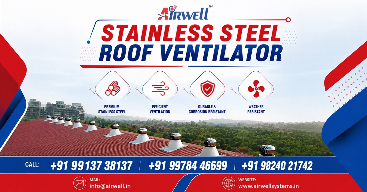 Stainless Steel Roof Ventilator in Karnataka