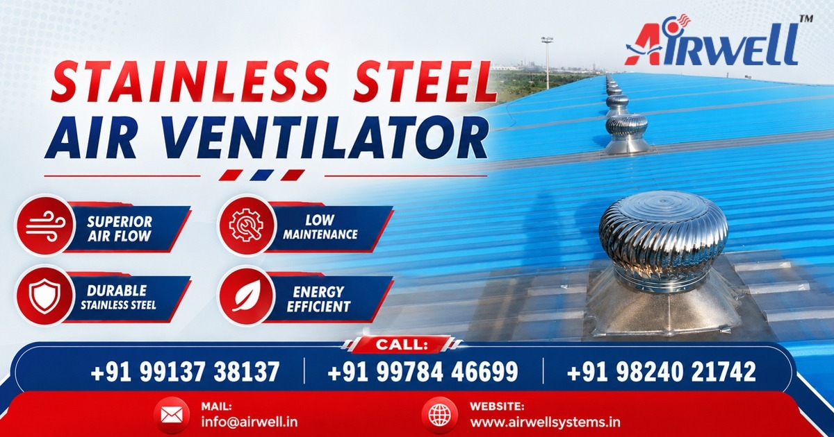 Stainless Steel Air Ventilator in Karnataka