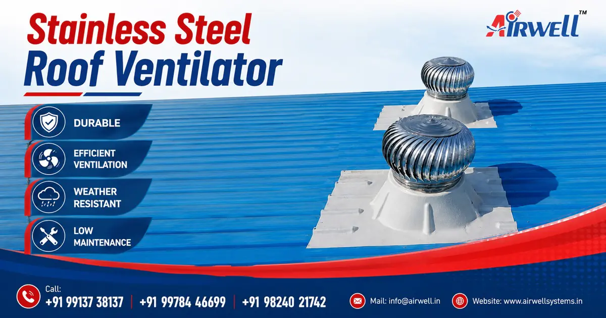 Stainless Steel Roof Ventilator in Tamil Nadu
