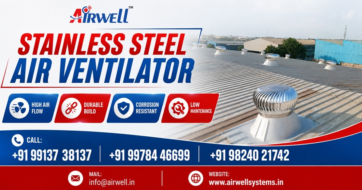Stainless Steel Air Ventilator in Tamil Nadu