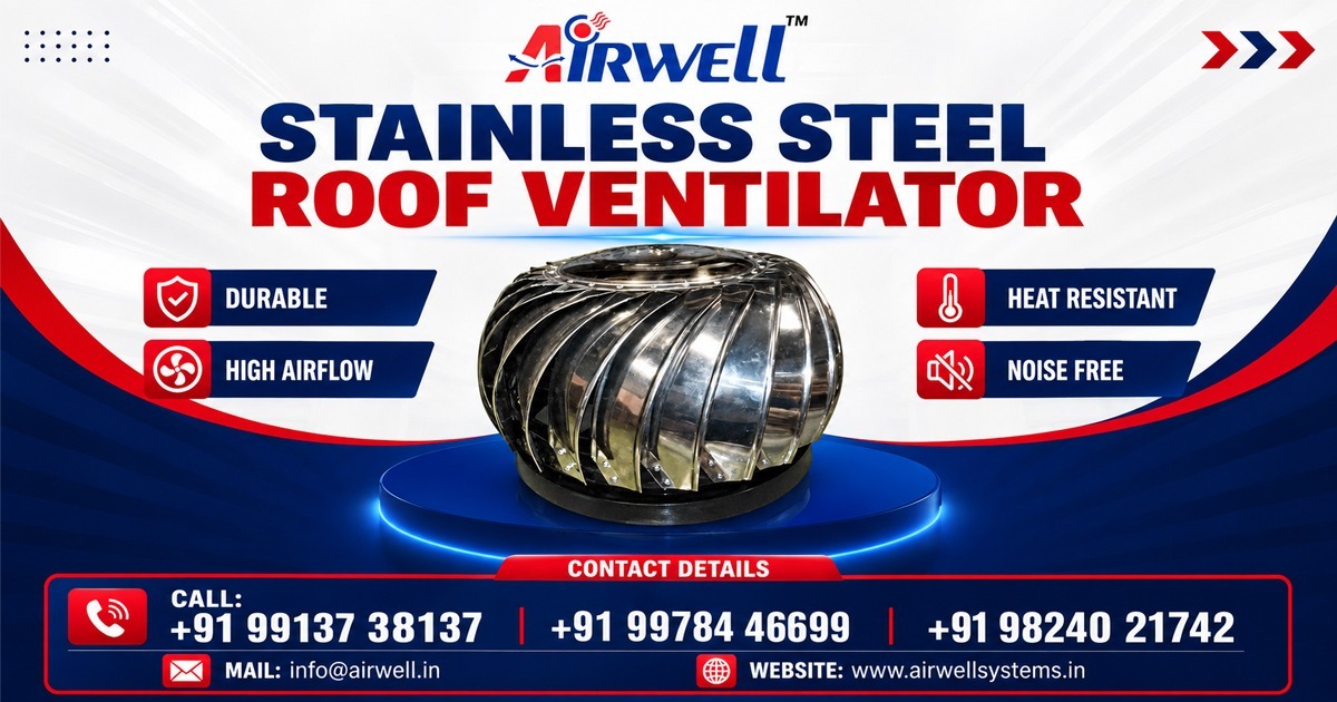 Stainless Steel Roof Ventilator in Telangana