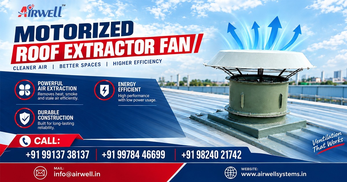 Motorized Roof Extractor Fan in Raigarh