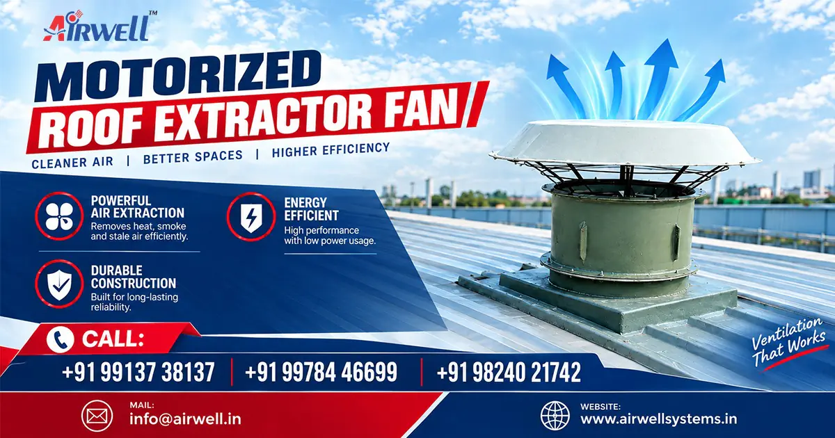 Motorized Roof Extractor Fan in Raigarh