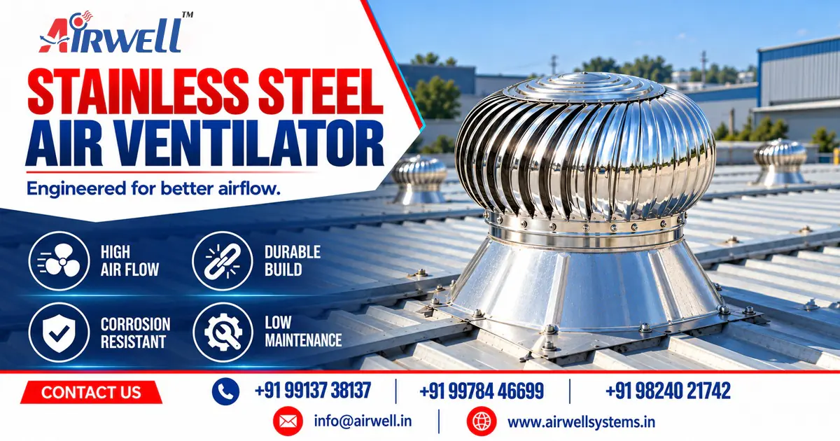 Stainless Steel Air Ventilator in Raigarh