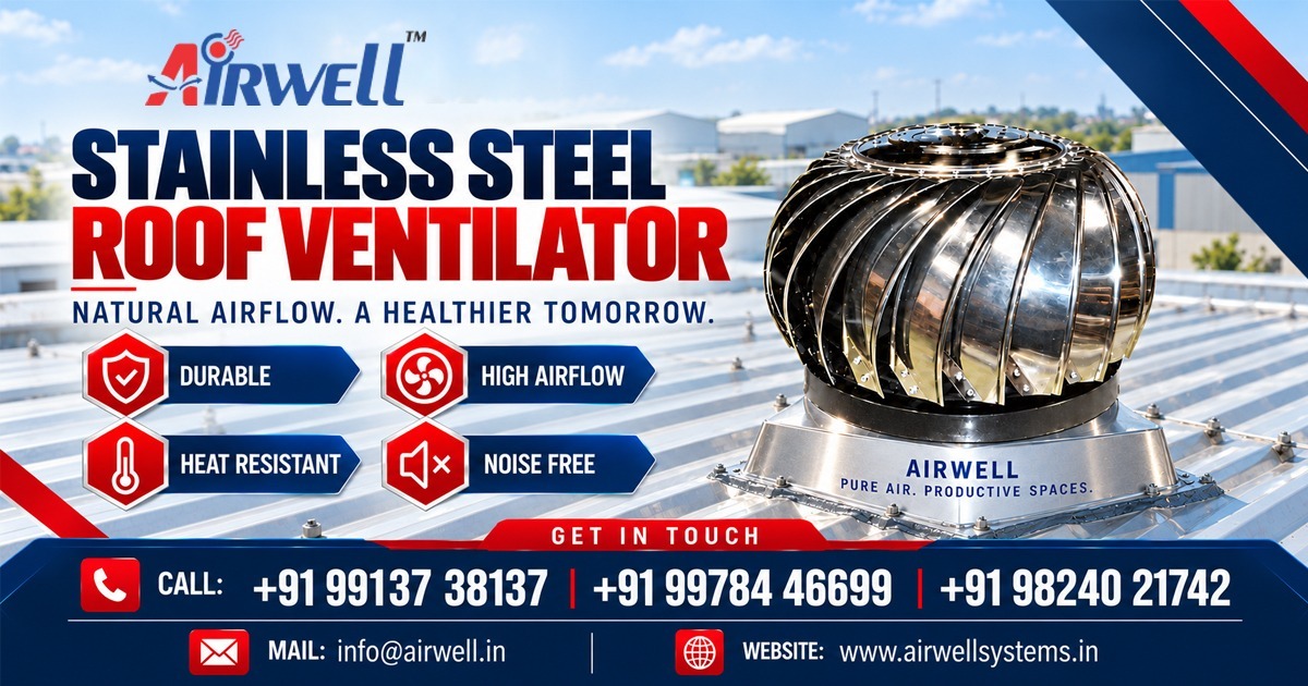 Stainless Steel Roof Ventilator in Raigarh